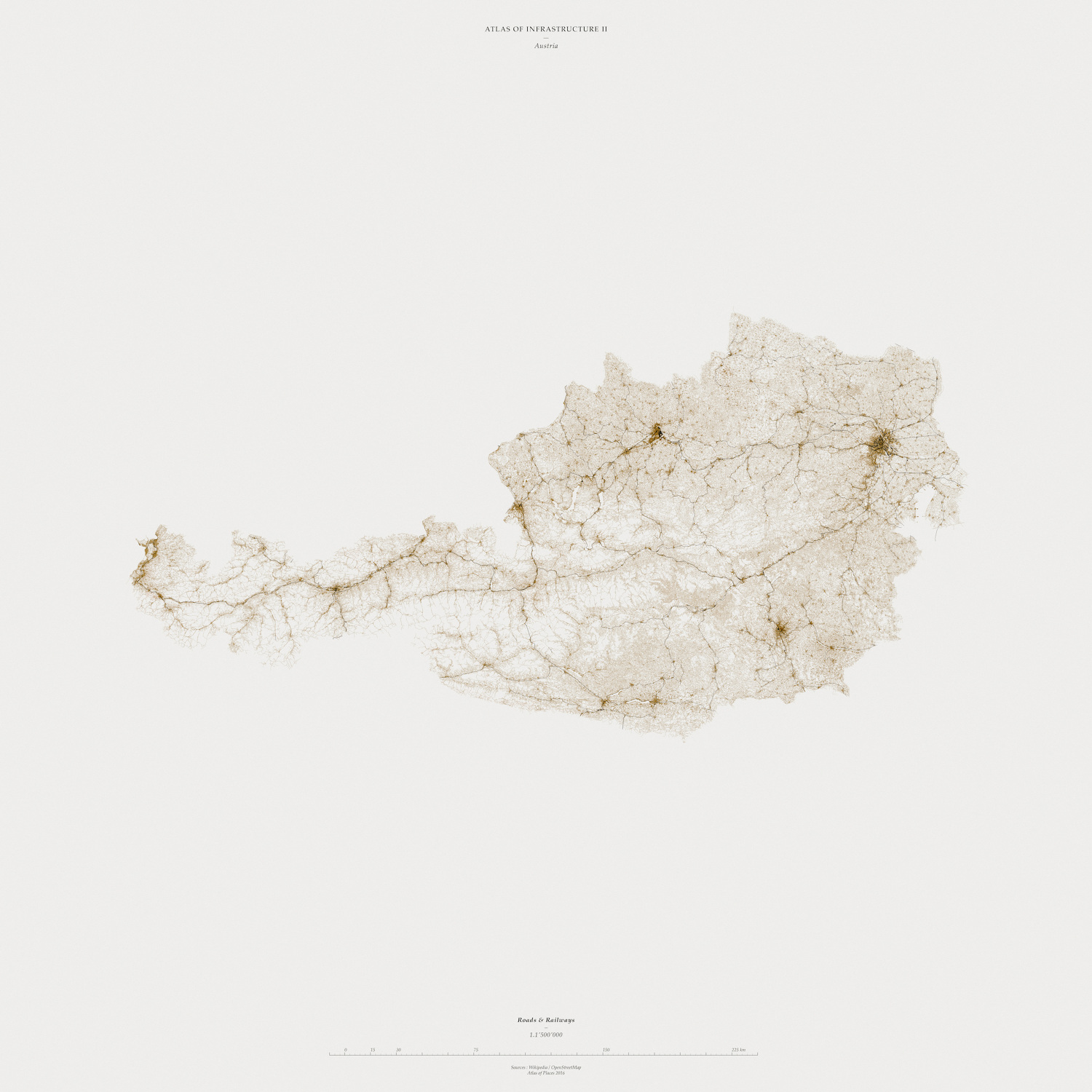 Muriz Djurdjevic and Thomas Paturet ATLAS OF PLACES. Atlas of Infrastructure I&II Austria
