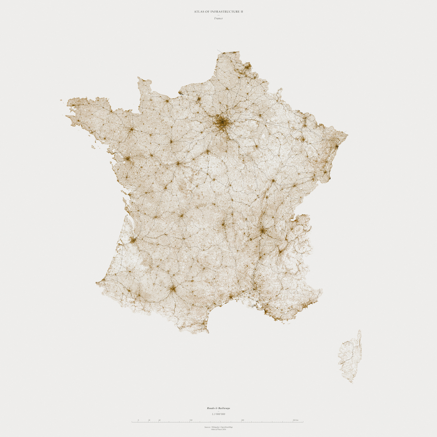 Muriz Djurdjevic and Thomas Paturet, ATLAS OF PLACES. Atlas of Infrastructure I&II. France