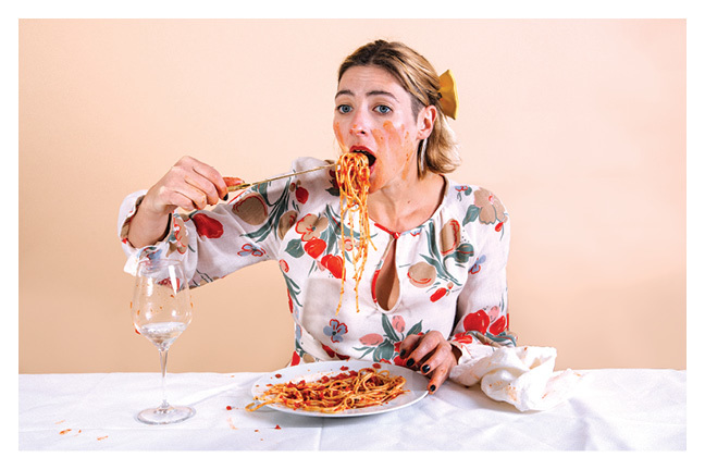 Eating outside essay image